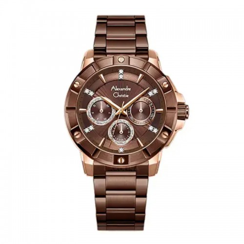 Alexandre Christie AC 6609 Rosegold Brown BFBROBO2